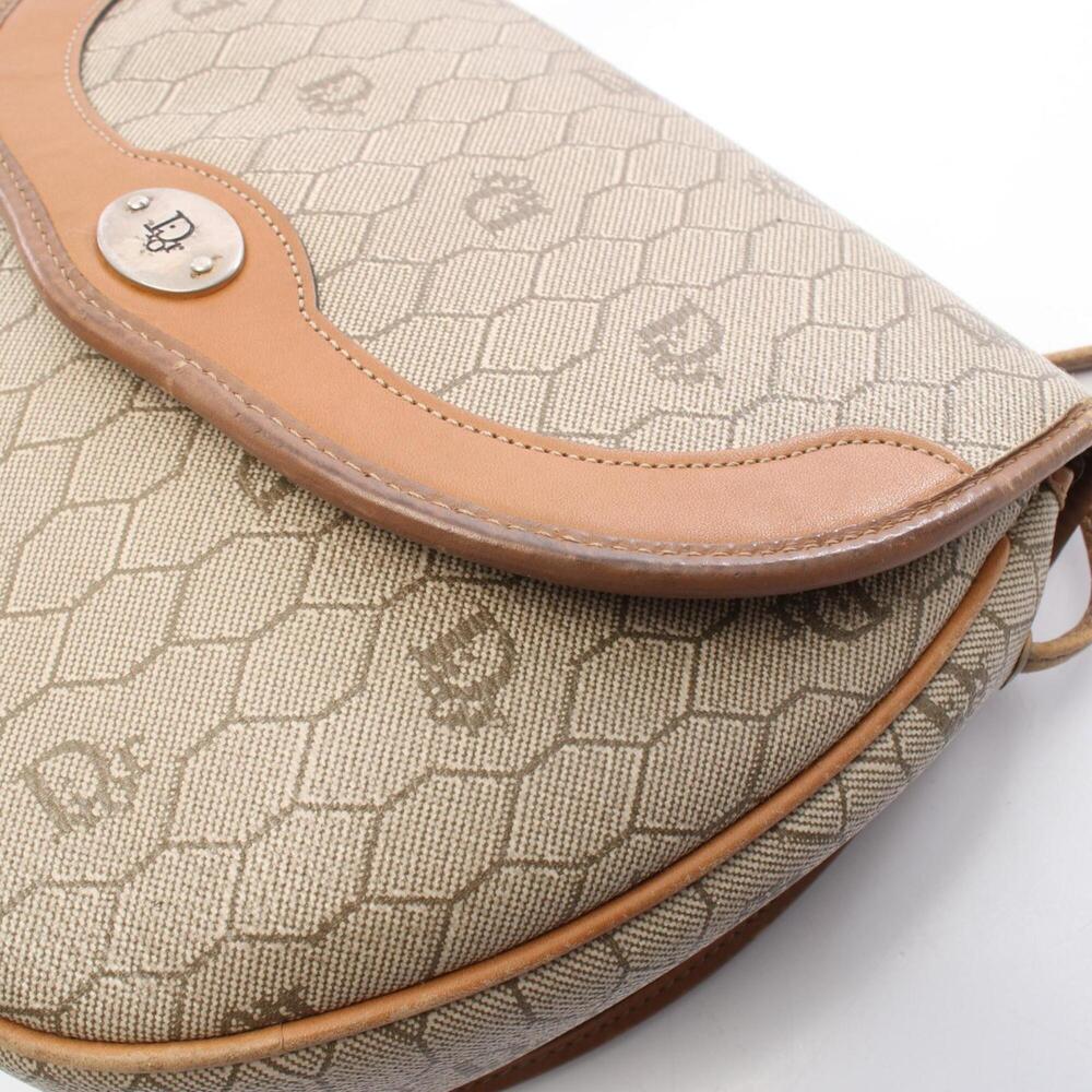 CHRISTIAN DIOR Brown Leather Shoulder Bag - Picture 7 of 10